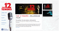 Desktop Screenshot of 12-tenors.com